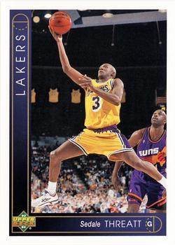 #67 Sedale Threatt - Los Angeles Lakers - 1993-94 Upper Deck Basketball