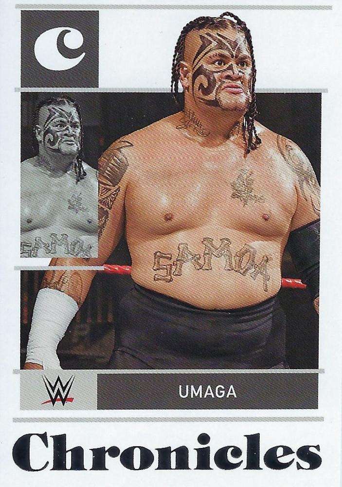 #67 Umaga - 2022 Panini Chronicles WWE Wrestling