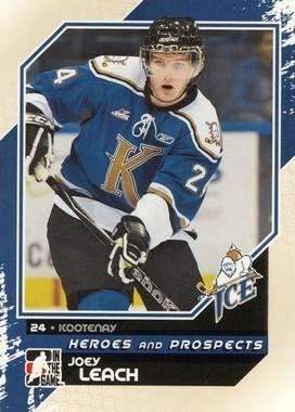 #67 Joey Leach - Kootenay Ice - 2010-11 In The Game Heroes and Prospects Hockey