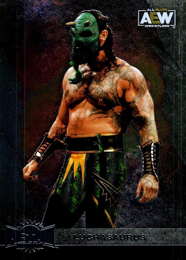 #67 Luchasaurus - 2022 SkyBox Metal Universe AEW Wrestling