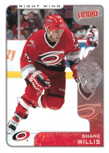 #67 Shane Willis - Carolina Hurricanes - 2001-02 Upper Deck Victory Hockey