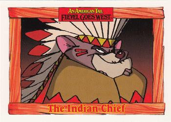 #67 The Indian Chief - 1991 Impel An American Tail: Fievel Goes West