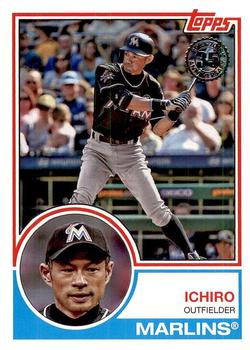 #83-67 Ichiro - Miami Marlins - 2018 Topps - 1983 Topps Baseball 35th Anniversary Baseball