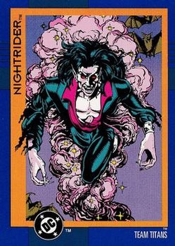#67 Nightrider - 1993 SkyBox DC Cosmic Teams