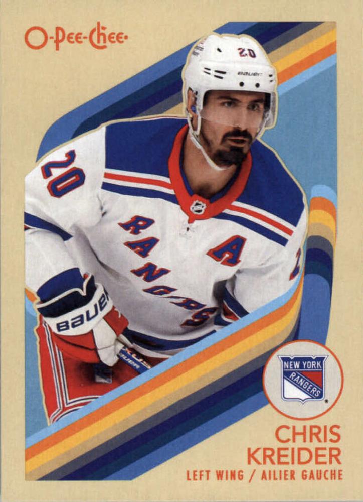 #67 Chris Kreider - New York Rangers - 2023-24 O-Pee-Chee - Retro Hockey