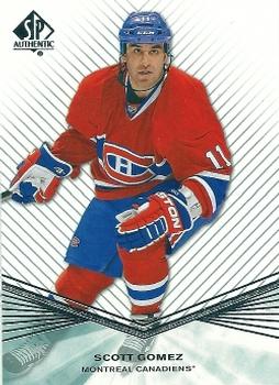 #112 Scott Gomez - Montreal Canadiens - 2011-12 SP Authentic Hockey