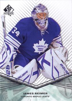 #132 James Reimer - Toronto Maple Leafs - 2011-12 SP Authentic Hockey