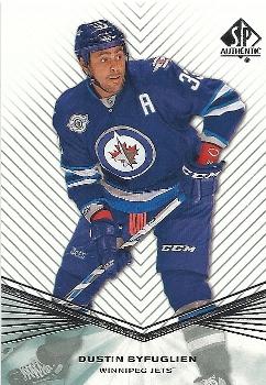 #148 Dustin Byfuglien - Winnipeg Jets - 2011-12 SP Authentic Hockey