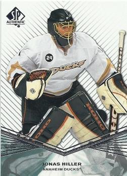 #44 Jonas Hiller - Anaheim Ducks - 2011-12 SP Authentic Hockey