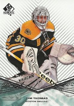 #61 Tim Thomas - Boston Bruins - 2011-12 SP Authentic Hockey