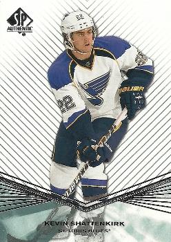 #71 Kevin Shattenkirk - St. Louis Blues - 2011-12 SP Authentic Hockey