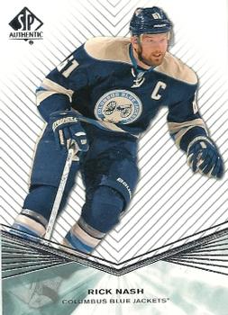 #80 Rick Nash - Columbus Blue Jackets - 2011-12 SP Authentic Hockey