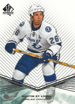 #88 Martin St. Louis - Tampa Bay Lightning - 2011-12 SP Authentic Hockey