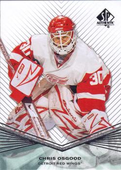 #8 Chris Osgood - Detroit Red Wings - 2011-12 SP Authentic Hockey