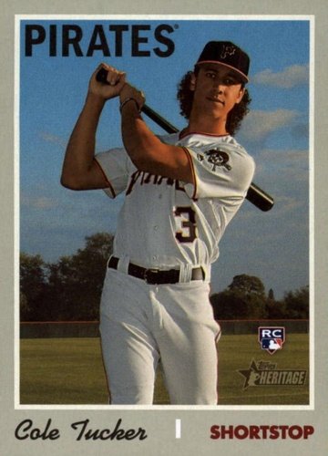 #681 Cole Tucker - Pittsburgh Pirates - 2019 Topps Heritage Baseball