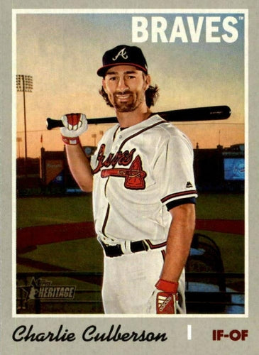 #682 Charlie Culberson - Atlanta Braves - 2019 Topps Heritage Baseball
