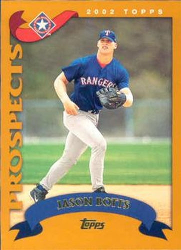 #682 Jason Botts - Texas Rangers - 2002 Topps Baseball