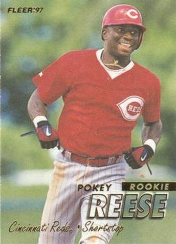 #686 Pokey Reese - Cincinnati Reds - 1997 Fleer Baseball