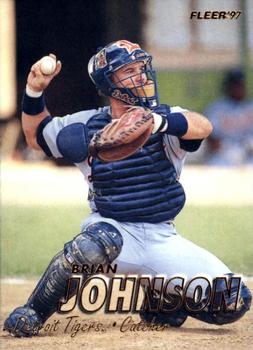 #688 Brian Johnson - Detroit Tigers - 1997 Fleer Baseball