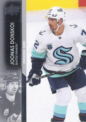 #688 Joonas Donskoi - Seattle Kraken - 2021-22 Upper Deck Hockey