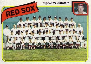 #689 Boston Red Sox / Don Zimmer - Boston Red Sox - 1980 Topps Baseball