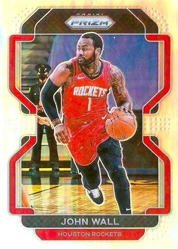 #68 John Wall - Houston Rockets - 2021-22 Panini Prizm - Silver Basketball