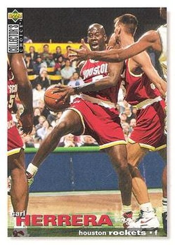 #68 Carl Herrera - Houston Rockets - 1995-96 Collector's Choice Basketball