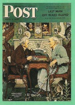 #68 The Game - 1993 Comic Images Norman Rockwell Saturday Evening Post