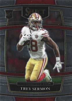 #68 Trey Sermon - San Francisco 49ers - 2021 Panini Select Football