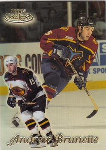 #68 Andrew Brunette - Atlanta Thrashers - 1999-00 Topps Gold Label Hockey