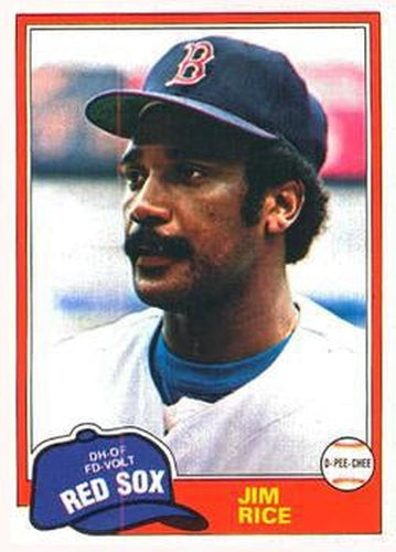 #68 Jim Rice - Boston Red Sox - 1981 O-Pee-Chee - Gray Back Baseball