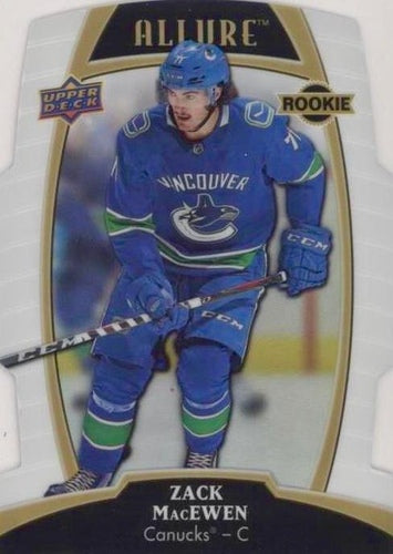 #68 Zack MacEwen - Vancouver Canucks - 2019-20 Upper Deck Allure - White Rainbow Hockey