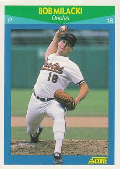#68 Bob Milacki - Baltimore Orioles - 1990 Score Rising Stars Baseball