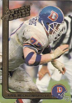 #68 Karl Mecklenburg - Denver Broncos - 1991 Action Packed Football