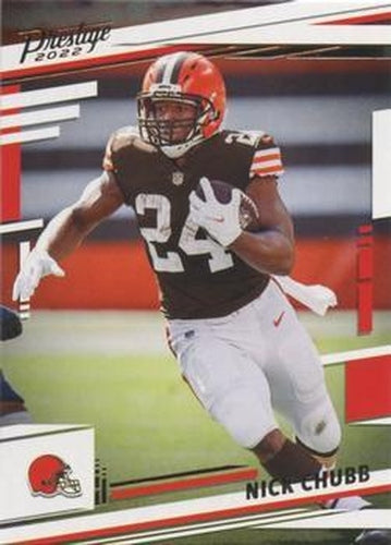 #68 Nick Chubb - Cleveland Browns - 2022 Panini Prestige Football