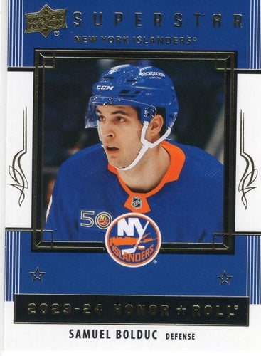 #HR68 Samuel Bolduc - New York Islanders - 2023-24 Upper Deck - Honor Roll Hockey