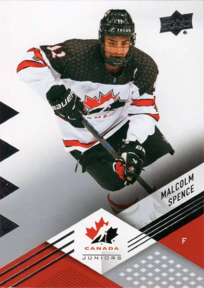 #68 Malcolm Spence - Canada - 2024 Upper Deck Team Canada Juniors Hockey