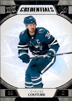 #68 Logan Couture - San Jose Sharks - 2022-23 Upper Deck Credentials Hockey