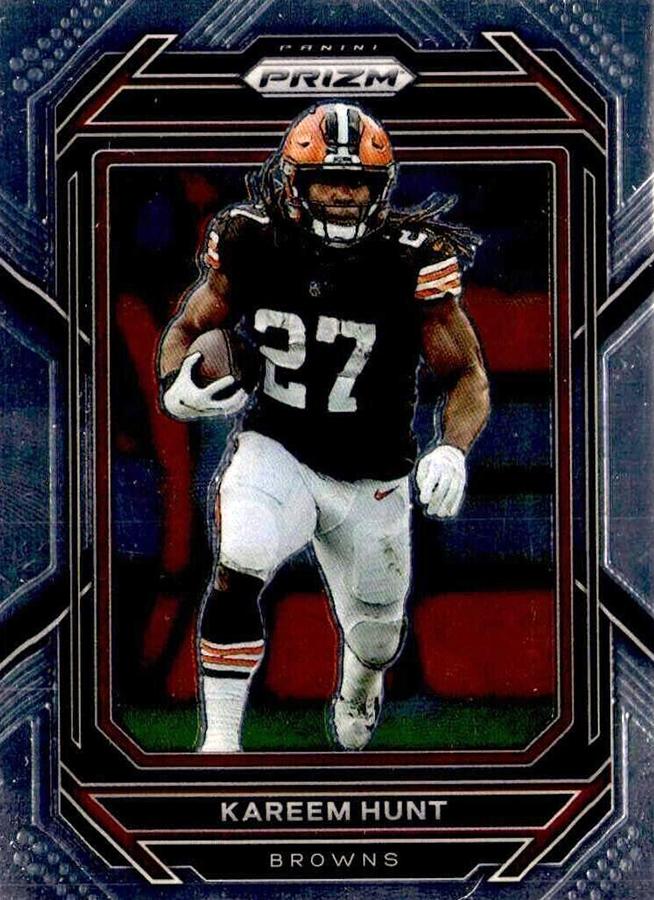 #68 Kareem Hunt - Cleveland Browns - 2022 Panini Prizm Football