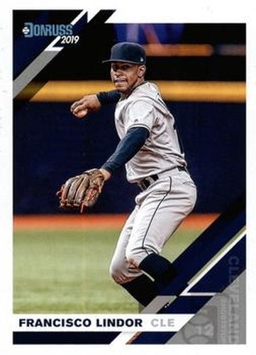 #68a Francisco Lindor - Cleveland Indians - 2019 Donruss Baseball