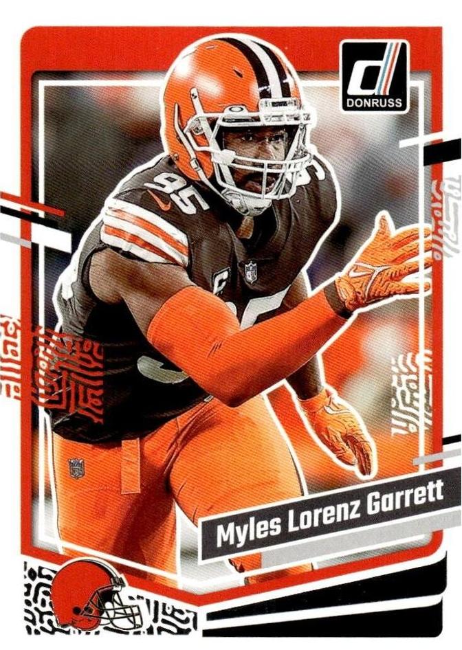 #68b Myles Garrett - Cleveland Browns - 2023 Donruss Football