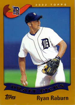 #692 Ryan Raburn - Detroit Tigers - 2002 Topps Baseball