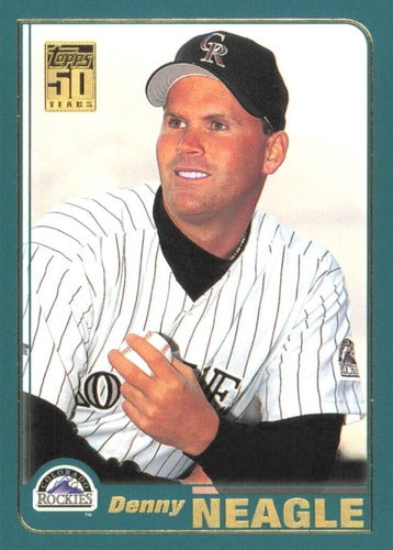 #693 Denny Neagle - Colorado Rockies - 2001 Topps Baseball