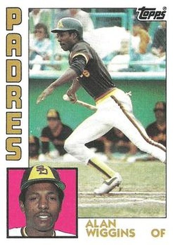 #693 Alan Wiggins - San Diego Padres - 1984 Topps Baseball