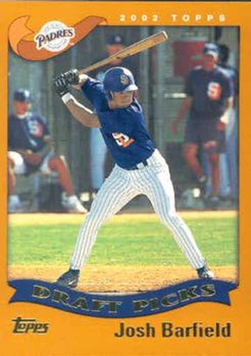 #693 Josh Barfield - San Diego Padres - 2002 Topps Baseball