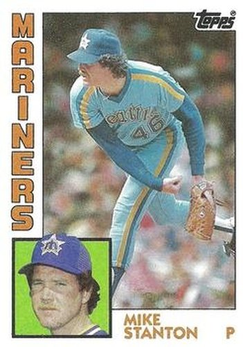 #694 Mike Stanton - Seattle Mariners - 1984 Topps Baseball
