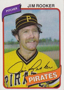 #694 Jim Rooker - Pittsburgh Pirates - 1980 Topps Baseball