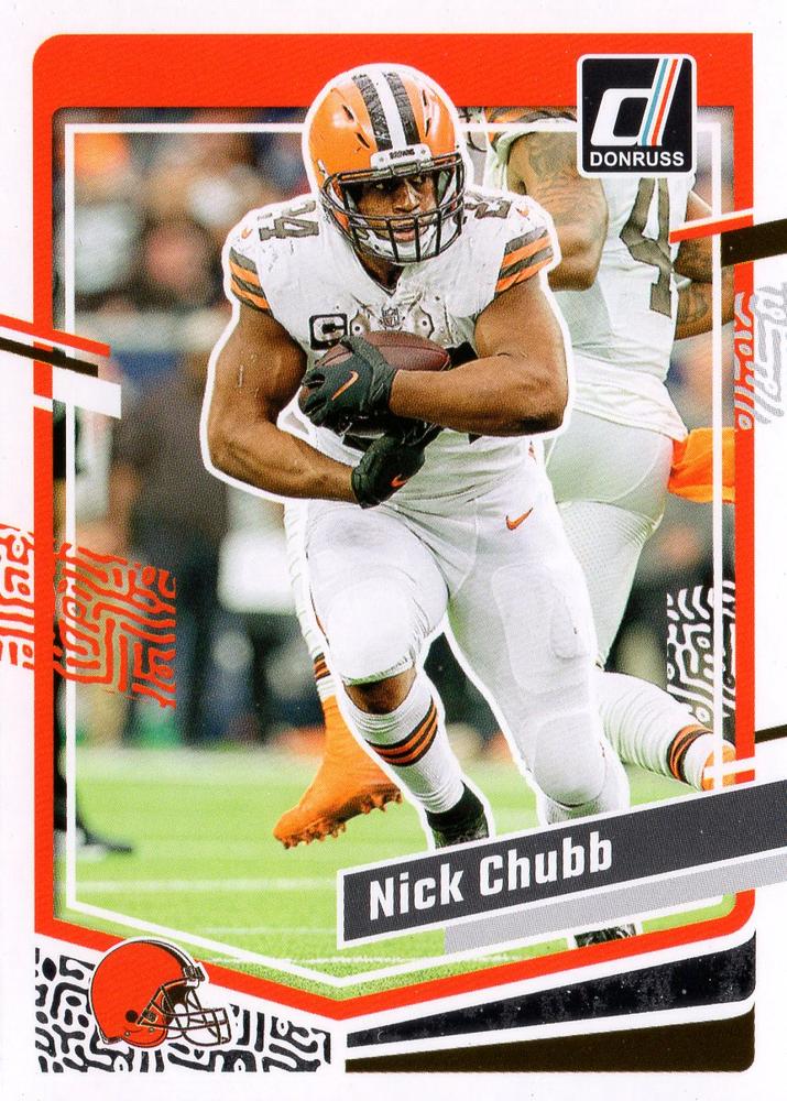 #69 Nick Chubb - Cleveland Browns - 2023 Donruss Football