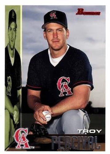 #69 Troy Percival - California Angels - 1995 Bowman Baseball