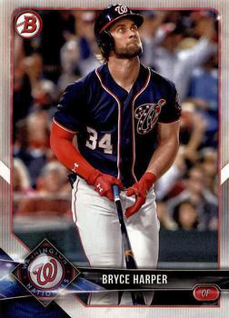 #69 Bryce Harper - Washington Nationals - 2018 Bowman Baseball